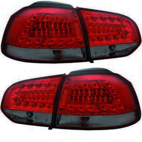 feux arrières Design  rouge/noir, LED, int./ext.     GOLF 6, Berline