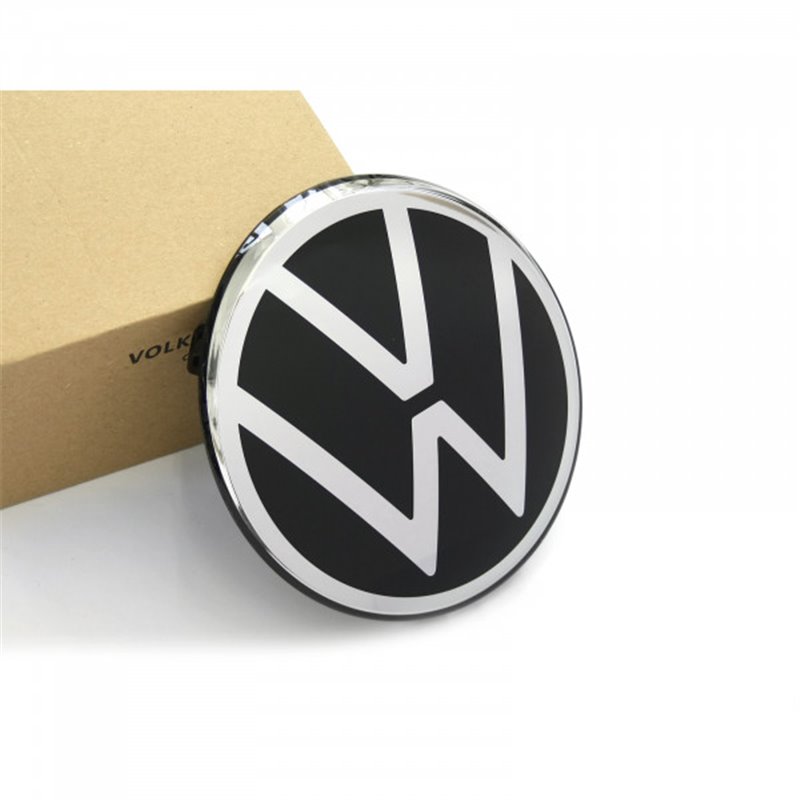 Logo VW arrière - noir /chrome - Volkswagen Classic pour