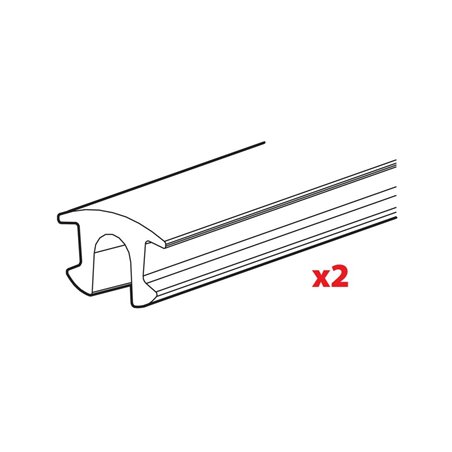 NORDRIVE Lower rubbers (2x) - L / 125 cm