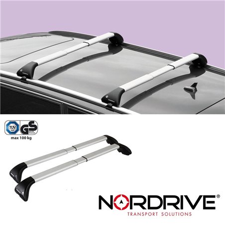 NORDRIVE SNAP ALU Barres de toit pour HONDA CR-V (5. GEN.)