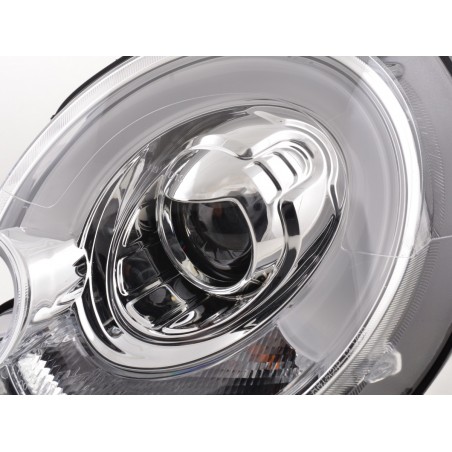 Phare Daylight LED DRL look Mini One / Cooper 06-10 chrome