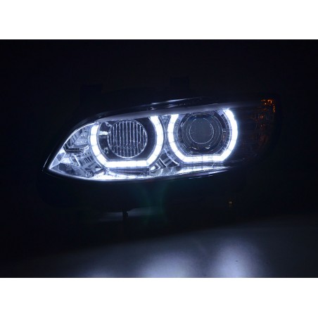 Phares Xenon Daylight LED feux de jour BMW Série 3 E92 / E93 06-10 chrome