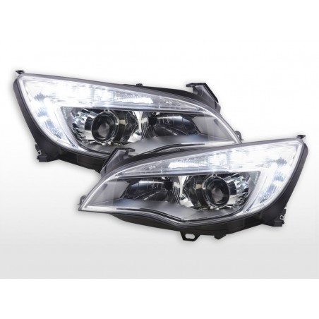 Phares Daylight utilisés avec les feux de jour Opel Astra J 2009-2012 chrome