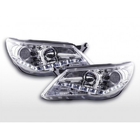 Phares occasion Daylight VW Tiguan 07-11 chrome