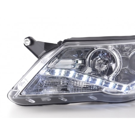 Phares occasion Daylight VW Tiguan 07-11 chrome