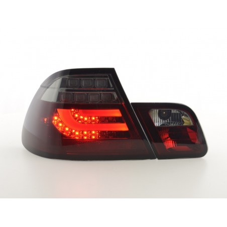 Kit feux arrières LED BMW Série 3 E46 Coupé 03-07 rouge / noir