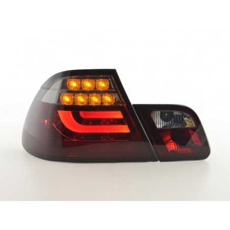 Kit feux arrières LED BMW Série 3 E46 Coupé 03-07 rouge / noir