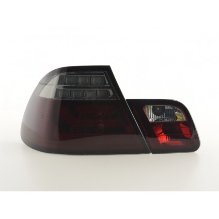 Kit feux arrières LED BMW Série 3 E46 Coupé 03-07 rouge / noir