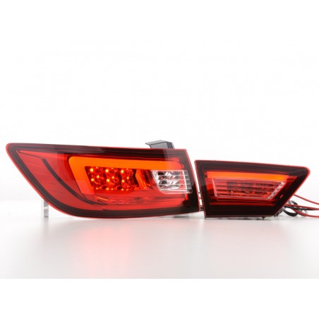 Kit feux arrières LED Renault Clio 4 (X98) 2012 - 2016  rouge / clair