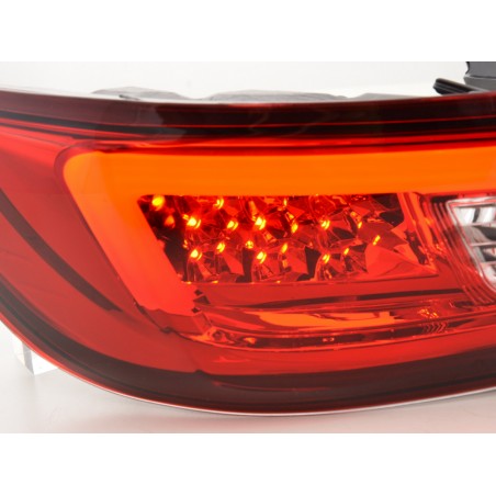 Kit feux arrières LED Renault Clio 4 (X98) 2012 - 2016  rouge / clair