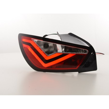 Kit feux arrières LED Seat Ibiza 6J 3 portes 08-17 rouge / clair