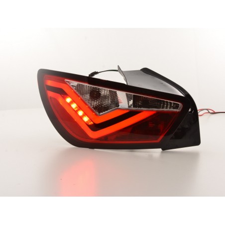 Kit feux arrières LED Seat Ibiza 6J 3 portes 08-17 rouge / clair