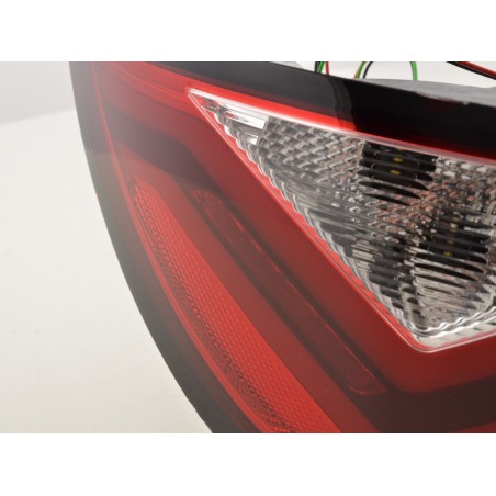 Kit feux arrières LED Seat Ibiza 6J 3 portes 08-17 rouge / clair