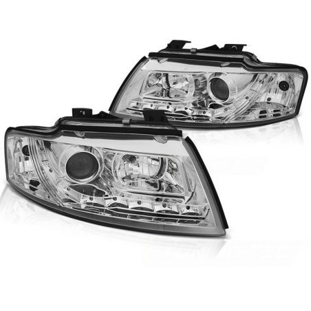  Phares DAYLINE AUDI A4 8HE 02-05 Led Drl chrome