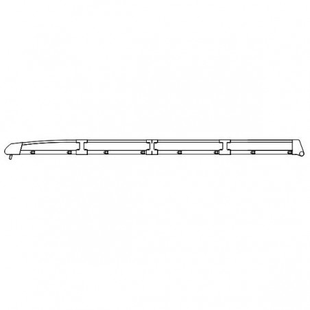 CRUZ EVO RACK ALU MODULE Galerie de toit A26-158 - 260 cm x 158 cm