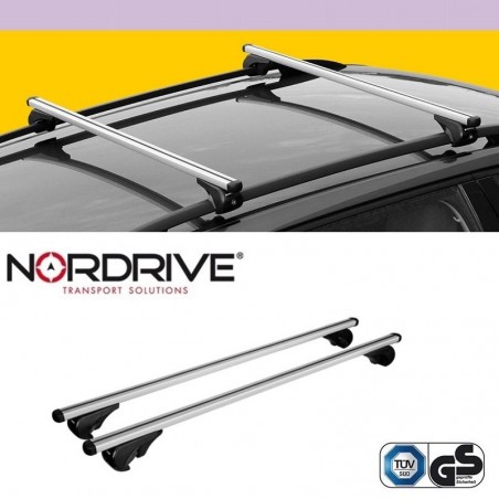 NORDRIVE YURO ALU Barres de toit - Size XL / 140 cm