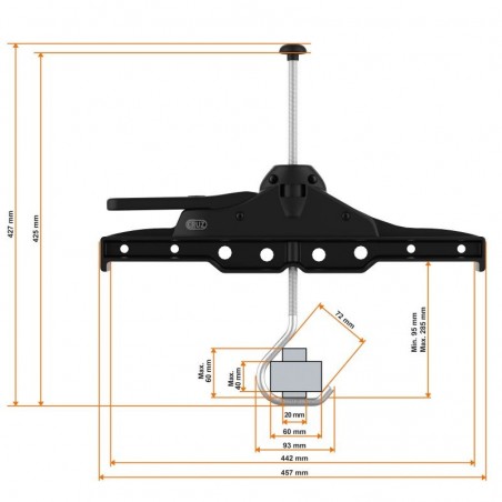 CRUZ CARGO Fixation d´escalier