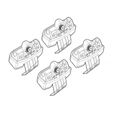 NORDRIVE EVOS ALUMIA Barres de toit pour SKODA OCTAVIA 4 BERLINE 5-PORTES