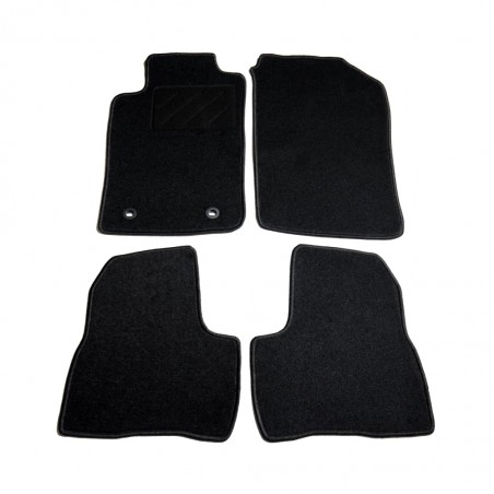 vidaXL Ensemble de tapis de voiture 4 pcs pour Peugeot 206 SW