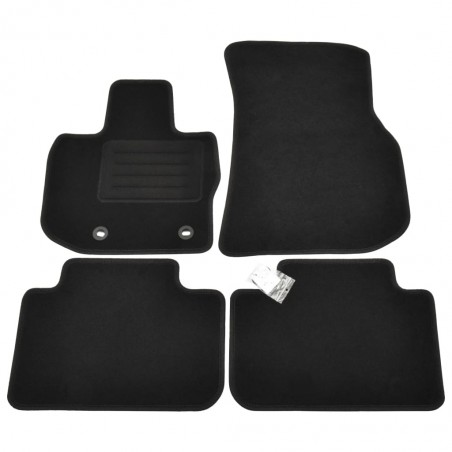 vidaXL Ensemble de tapis d'auto 4 pcs pour BMW X4 (G02)