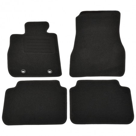 vidaXL Ensemble de tapis d'auto 4 pcs BMW G16 (8 série Gran Coupe)