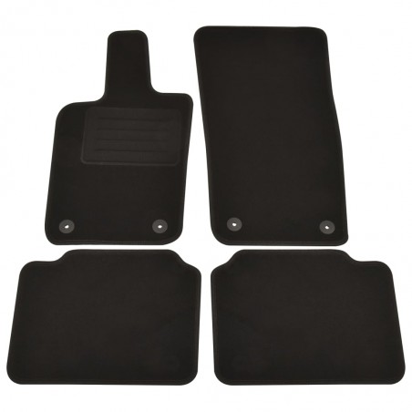 vidaXL Ensemble de tapis d'auto 4 pcs Porsche Panamera 4WD E-Hybrid