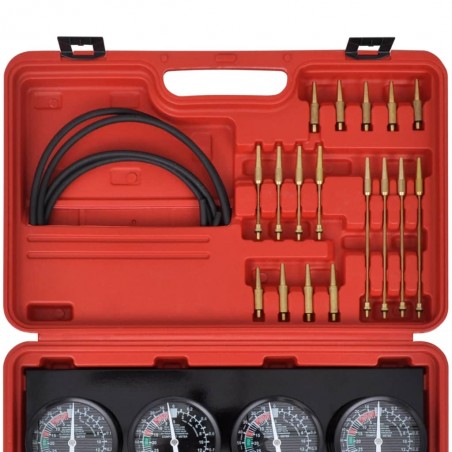 vidaXL Kit d'outils de jauges de synchroniseur de vide de carburateur