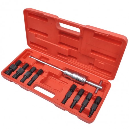 vidaXL Ensemble d'outils d'extraction de palier à trou borgne 9 pcs