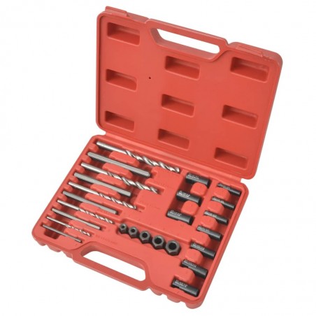 vidaXL Kit d'extracteurs de boulons Acier 25 pièces