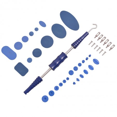 vidaXL Kit de marteau à inertie pour débosselage sans peinture 43 pcs