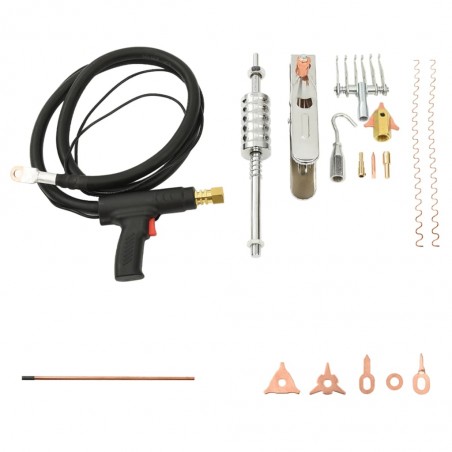 vidaXL Kit d'outils de réparation de tôle 119 pcs