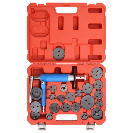 vidaXL Kit d'outils d'étrier de piston de frein pneumatique 23 pcs