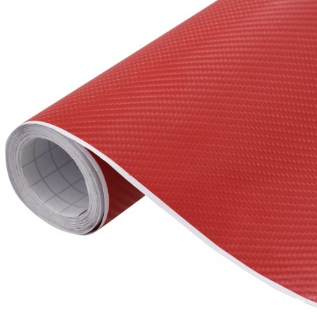 vidaXL Films 4D de voiture 2 pcs Rouge 100x150 cm+50x150 cm