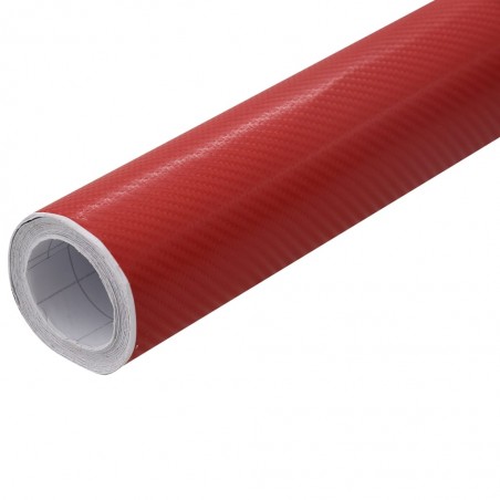 vidaXL Films 4D de voiture 2 pcs Rouge 100x150 cm