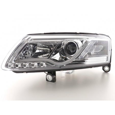 Phare Daylight LED DRL look Audi A6 type 4F 04-08 chrome