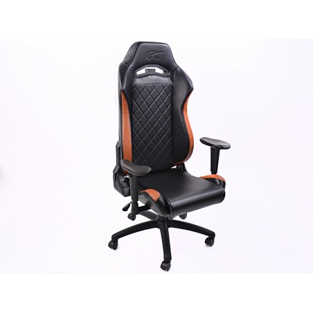 Chaise de jeu FK eGame Seats Siège de jeu eSports London noir / marron