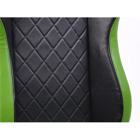 Chaise de jeu FK eGame Seats Siège de jeu eSports London noir / vert