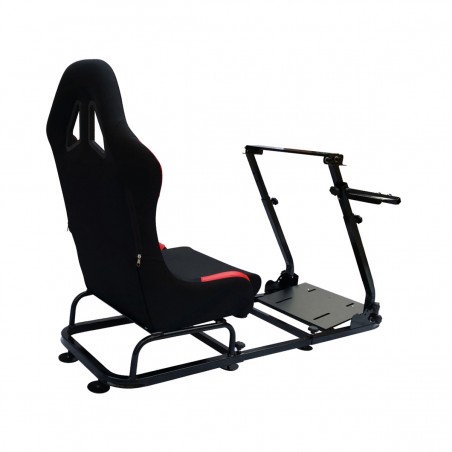 Siège de jeu FK Simulateur de course de siège de jeu eGaming Seats Monaco noir / rouge