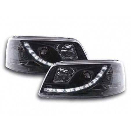 Phare Daylight LED look DRL bus VW type T5 03-09 noir