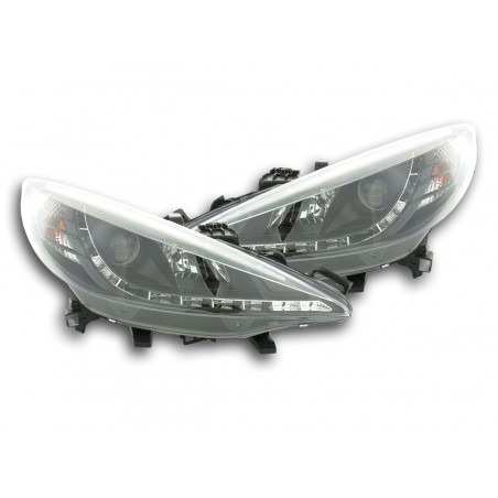 Phare Daylight LED DRL look Peugeot 207 06- noir