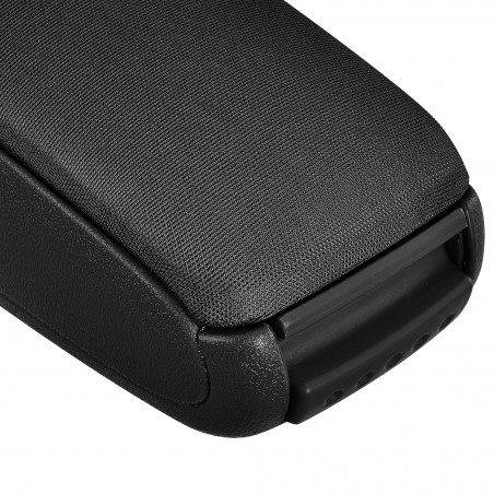 HTD070 Center Armrest VW Golf 7 avec compartiment de rangement, Couvercle en tissu noir 