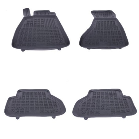 Floor Mat Rubber Black suitable for AUDI A4 B9 (2015-) A5 F5 Sportback (2016-)