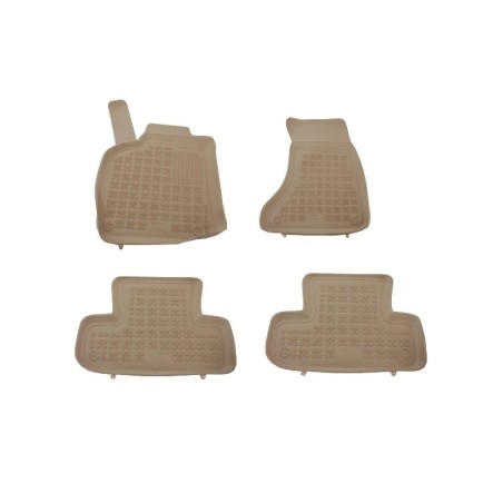 Rubber Floor Mat Beige suitable for AUDI Q5 8R (2008-2017)