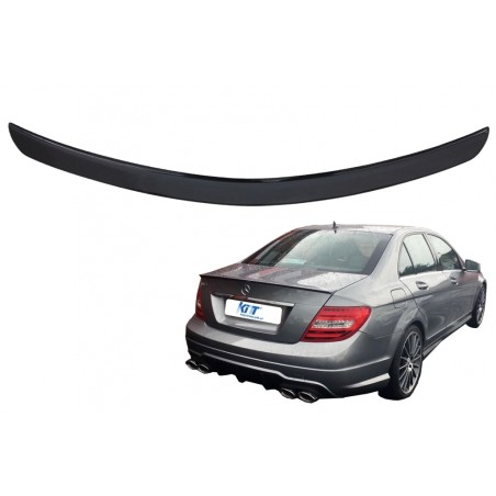 Trunk Spoiler suitable for Mercedes C-class W204 Limousine (2007-2014) Real Carbon Design