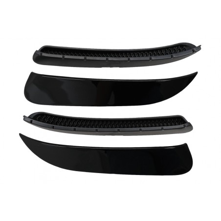 Rear Bumper Splitters Fins Side Vent Flaps Flics suitable for Mercedes CLA W117 C117 X117 (2013-2018) CLA45 Design