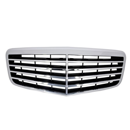 Front Grille suitable for Mercedes E-Class W211 (2006-2009) Facelift Design