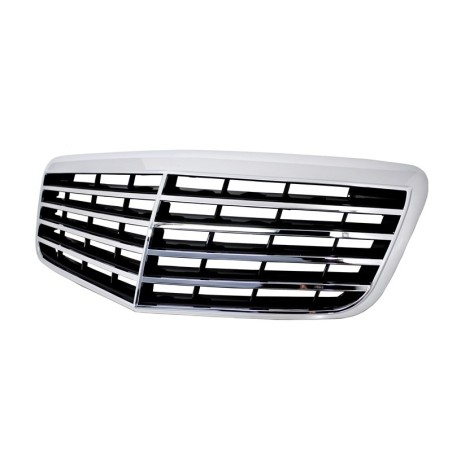 Front Grille suitable for Mercedes E-Class W211 (2006-2009) Facelift Design