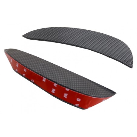 Front Bumper Flaps Side Fins Flics suitable for Mercedes W213 S213 C238 A238 E43 E53 Design Carbon Film Coating