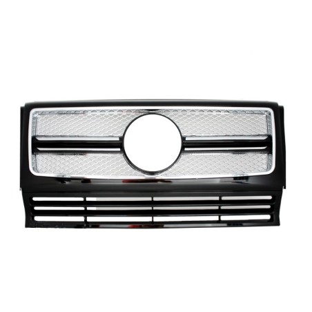 Front Grille suitable for Mercedes G-Class W463 (1990-2014) New G65 Design Chrome Edition