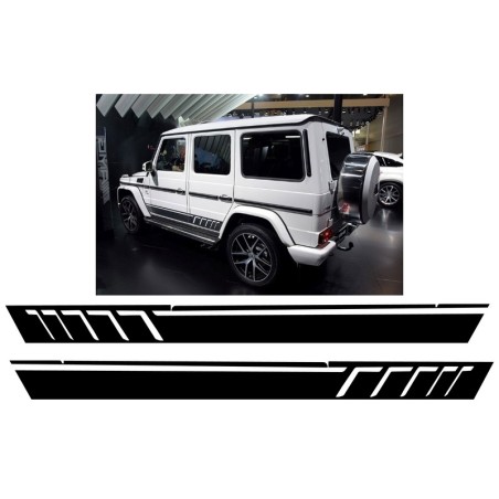 Side Decals Sticker Vinyl Matte Black suitable for MERCEDES G-class W463 (1989-2017)